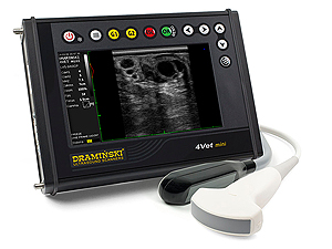 Portable veterinary ultrasound machine